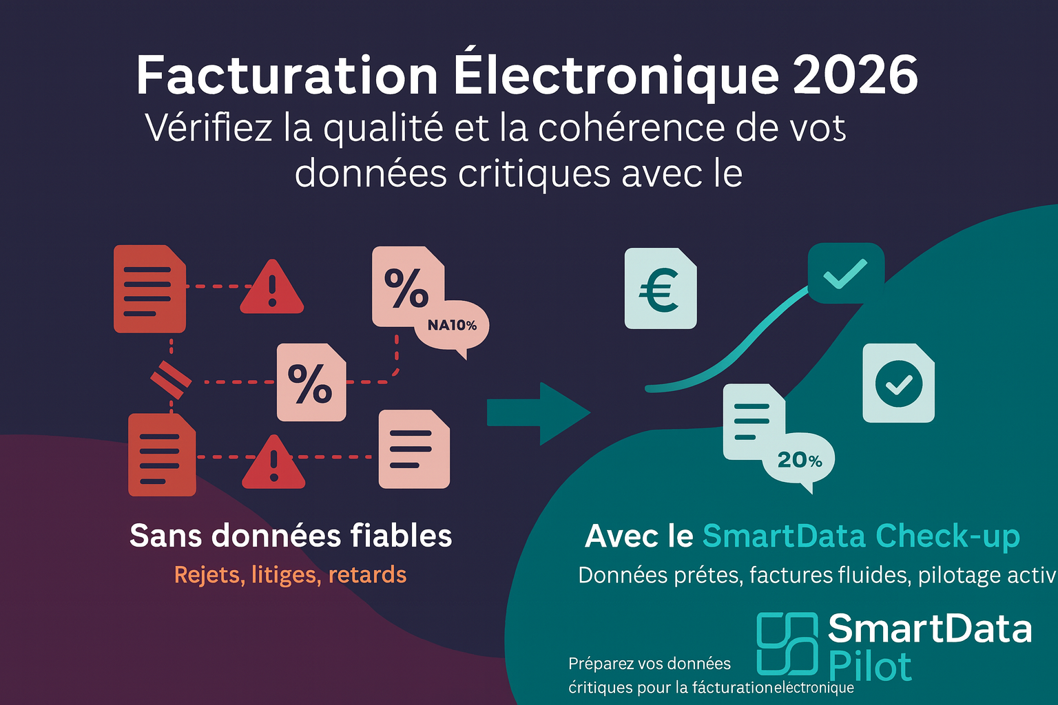 Smartdata pilot – check Up Data critique facturation electronique